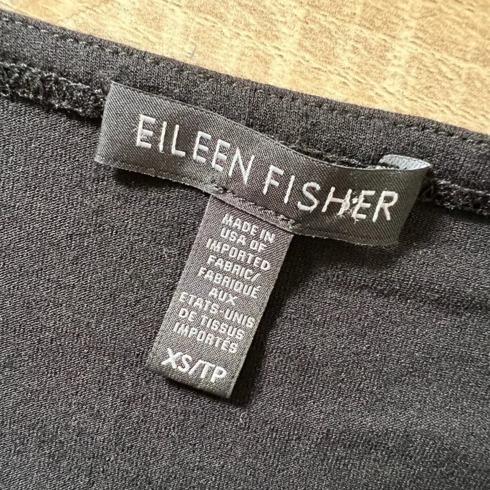 Eileen Fisher black tank dress size XS - Picture 7 of 8